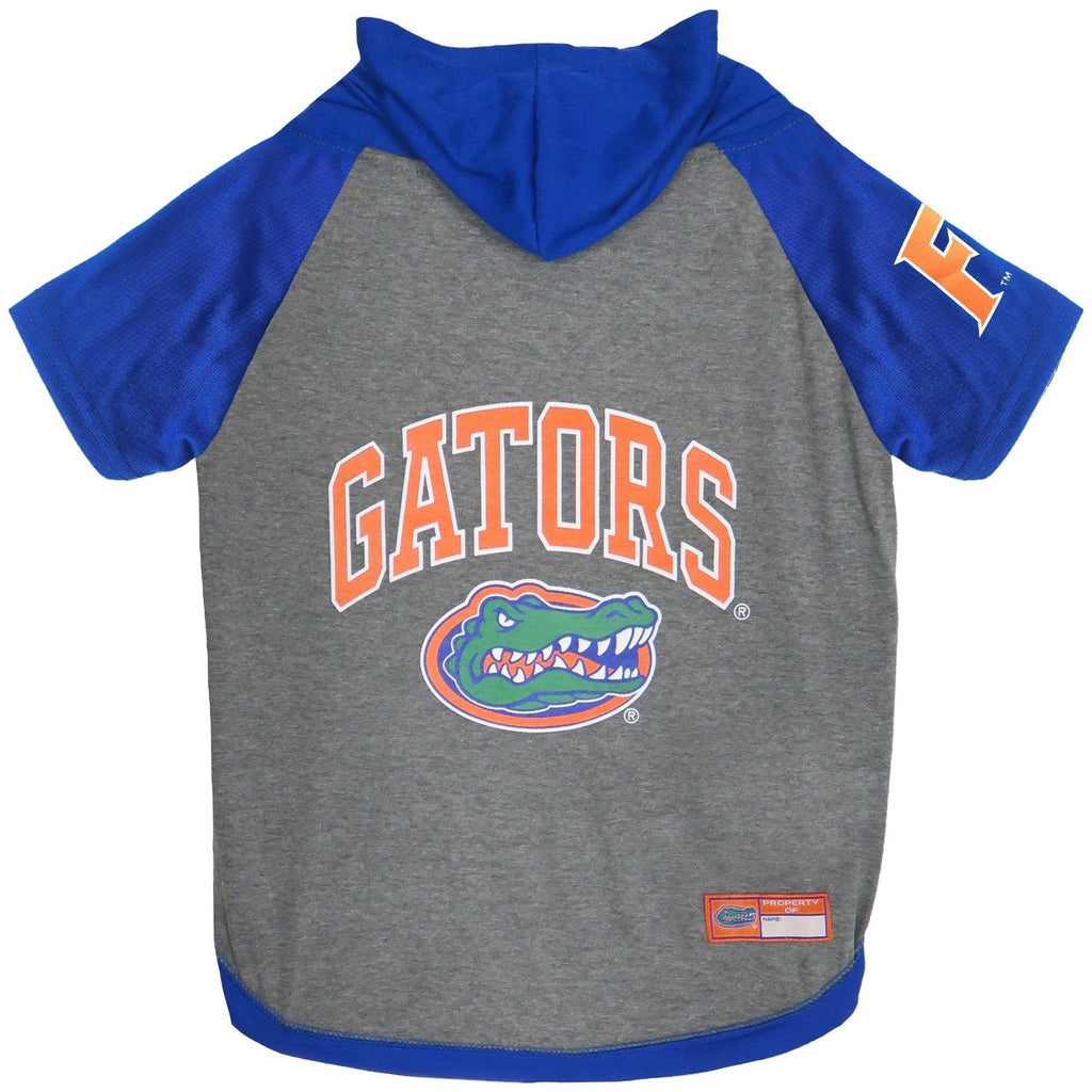 [Australia] - NCAA Florida Gators Hoodie for Dogs & Cats, X-Small. | Collegiate Licensed Dog Hoody Tee Shirt | Sports Hoody T-Shirt for Pets | College Sporty Dog Hoodie Shirt. 