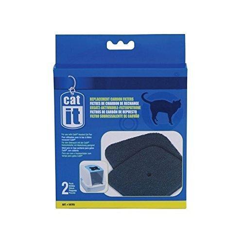 Catit Replacement Carbon Filter for Cat Toilet - 2 Piece, Litter Box, Hood Toilet - PawsPlanet Australia