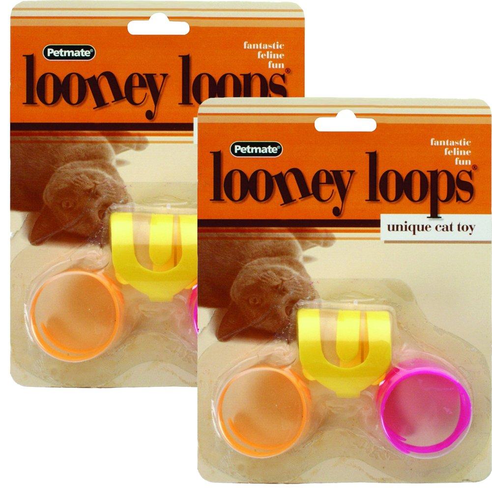 [Australia] - PETMATE 26333 Looney Loops Cat Toy, 2 Pack 