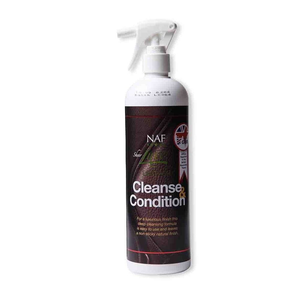 NAF Sheer Luxe Leather Cleanse & Condition Spray 500 ml (Pack of 1) - PawsPlanet Australia