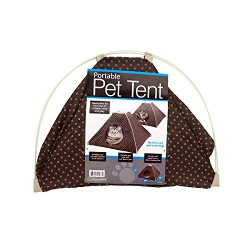 [Australia] - Kole KI-OF413 Portable Pet Tent with Soft Fleece Pad, One Size 