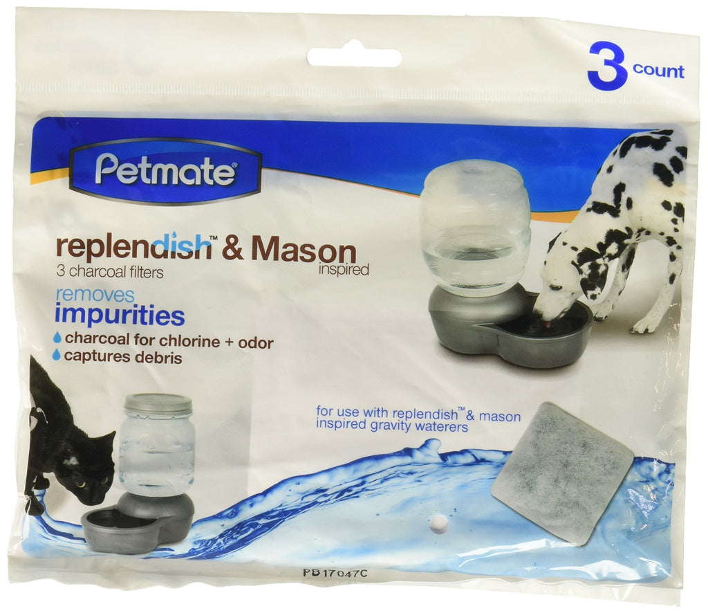 Petmate Replendish Charcoal Replacement Filters (2 Packages) - PawsPlanet Australia