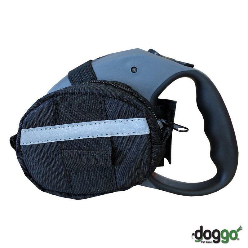 [Australia] - Doggo Retractable Leash Accessory Bag for Large Retractable Leashes, Black 
