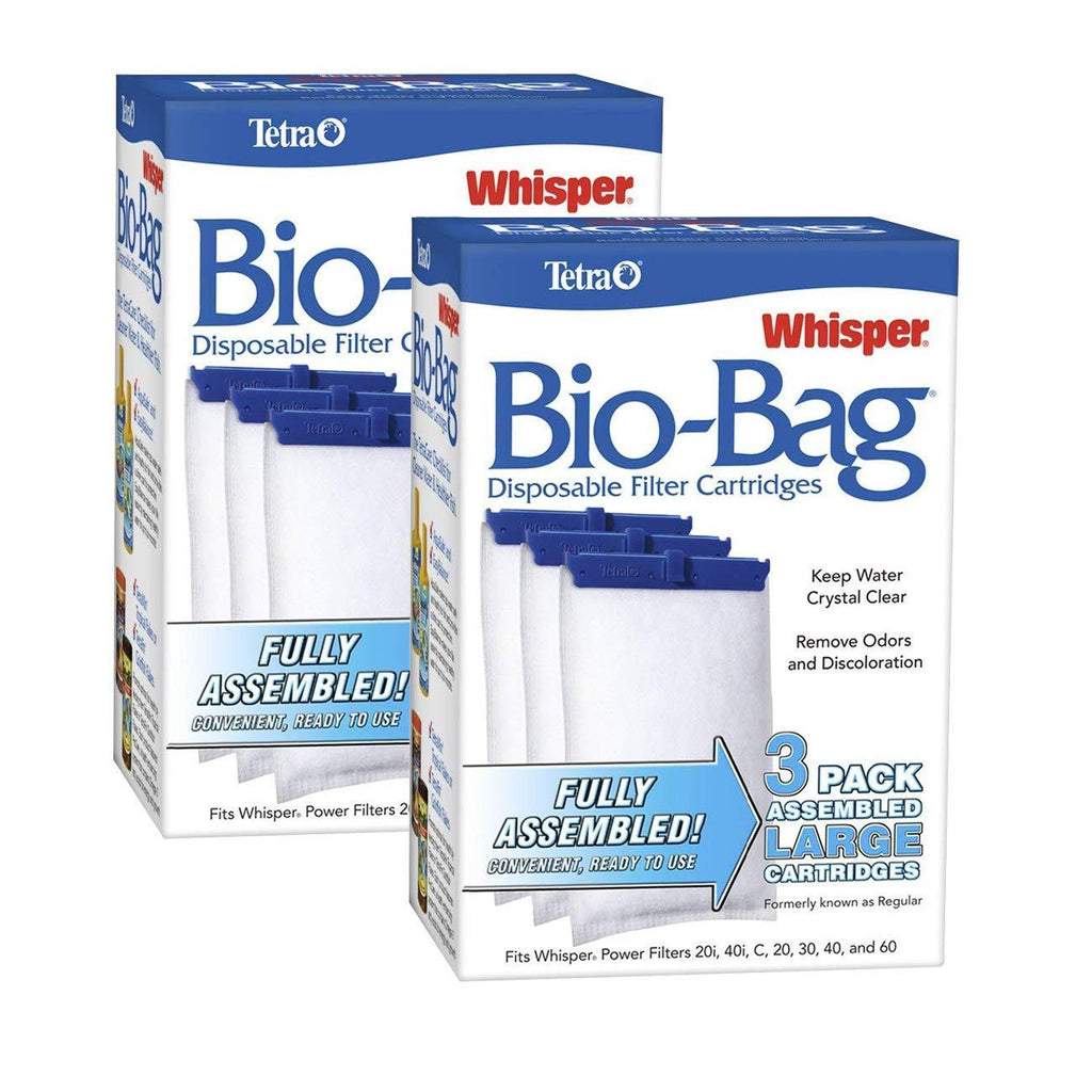 [Australia] - Tetra Whisper Assembled Bio-bag Filter Cartridges, Large, 6-Count 