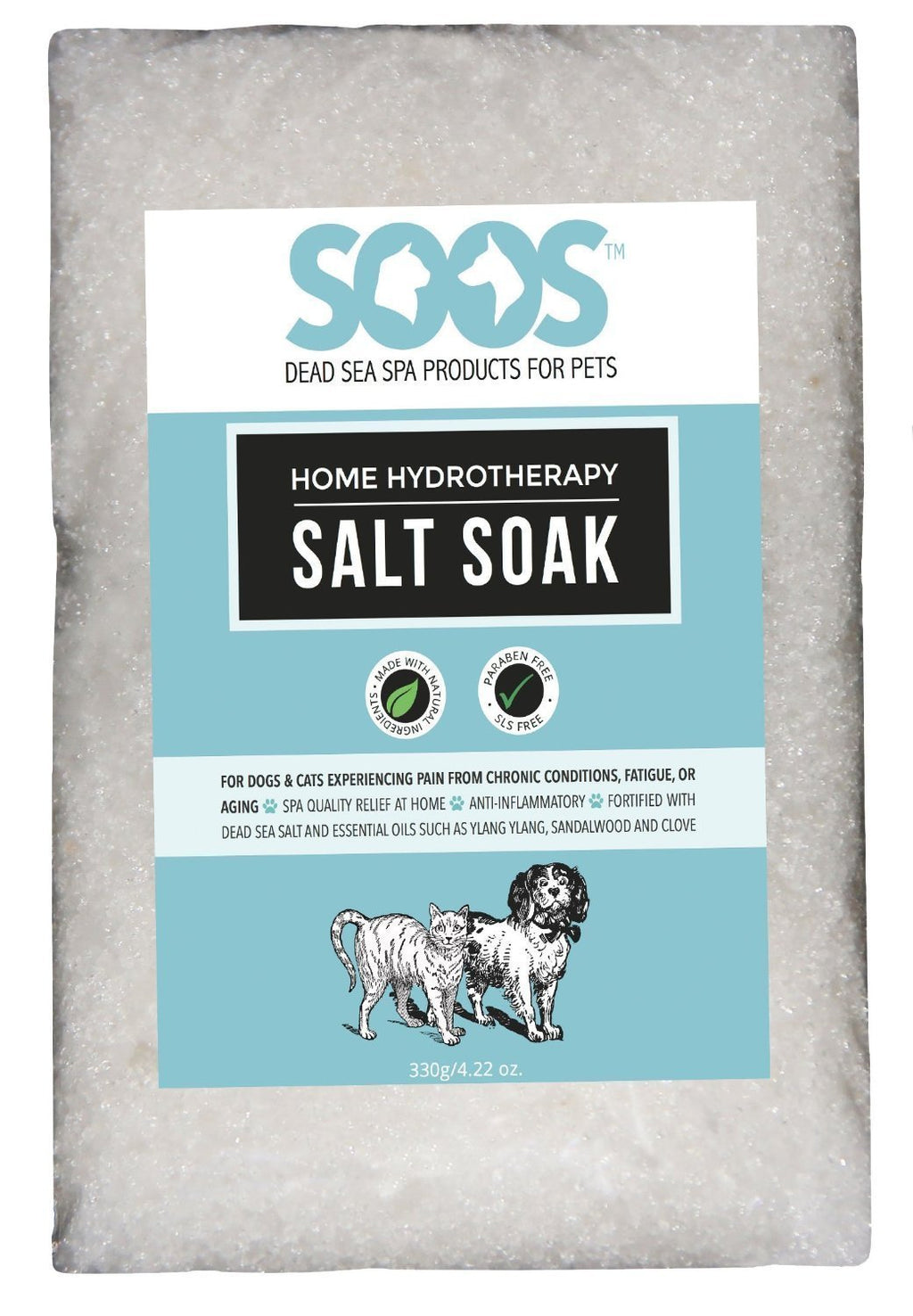 [Australia] - SOOS Natural Dead Sea Mineral Soak for Pets 