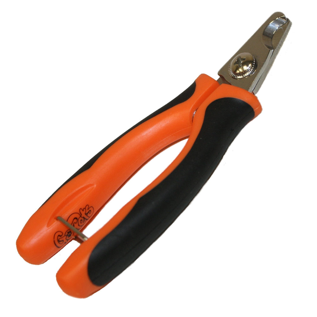 [Australia] - GoPets Nail Clippers for Dogs & Cats with 1 Nail File, Orange / Black Small 