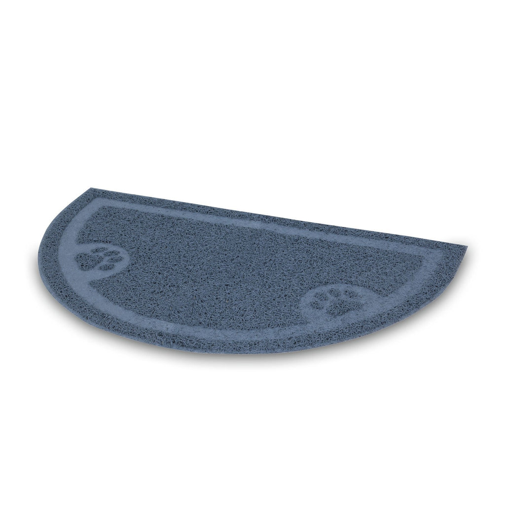 [Australia] - PETMATE LITTER CATCHER MAT 1/2 CIRCLE , Ice Blue 