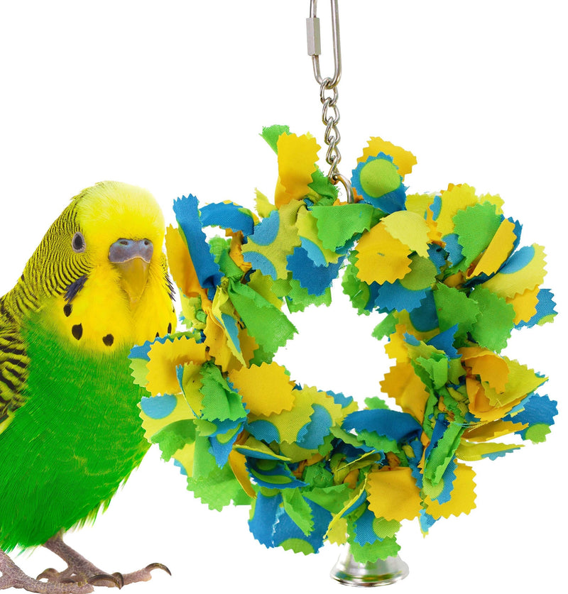 [Australia] - 810 Small Bowtie Ring Bird Toy Parrot Toys cage Cages Cockatiel Budgie Lovebird Swing. 