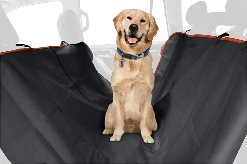 [Australia] - ASPCA Water Resistant Pet Car Seat Cover & Free Travel Bowl, Charcoal 