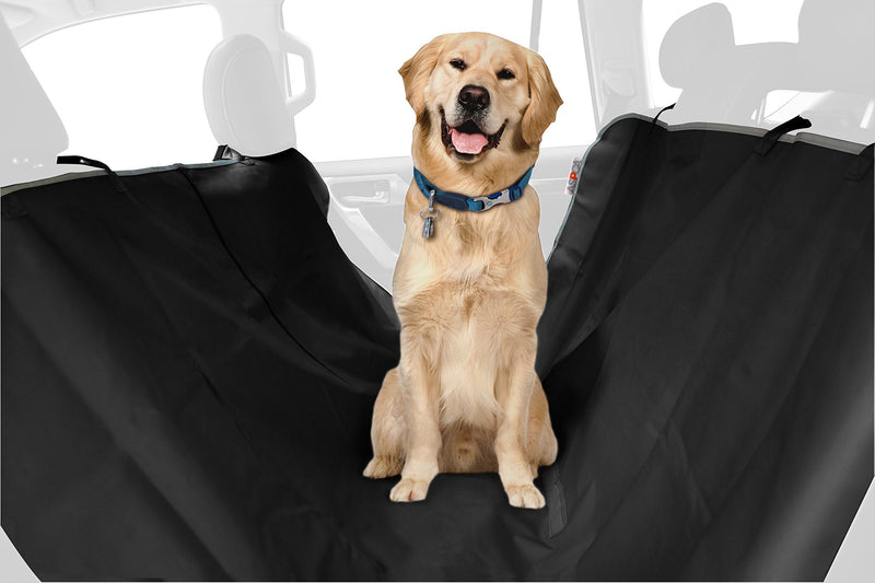 [Australia] - ASPCA Water Resistant Pet Car Seat Cover & Free Travel Bowl, Black 