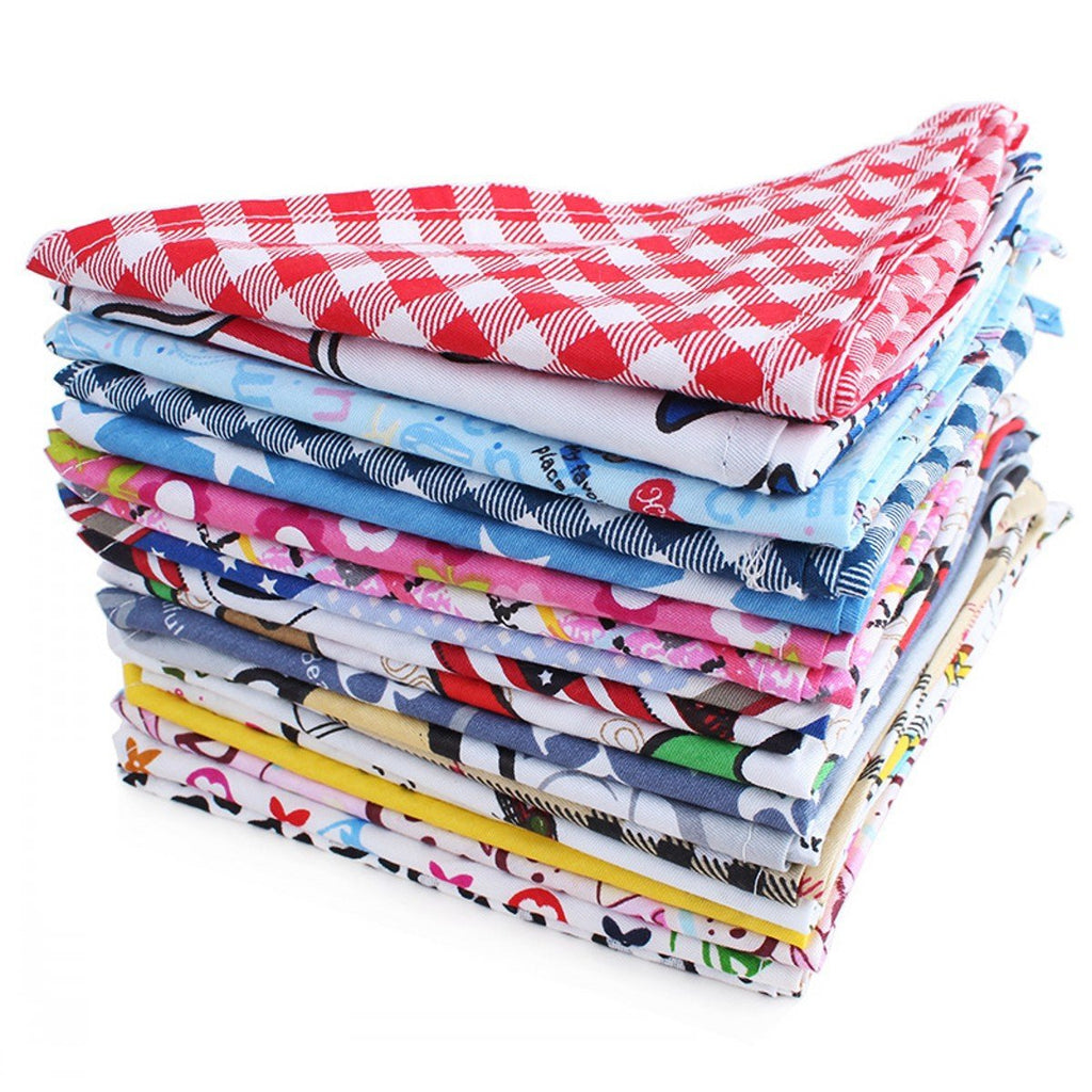 [Australia] - PET SHOW Pet Dog Cat Puppy Bandana Bibs Triangle Head Scarfs Accessories 10pcs/lot For Boys 