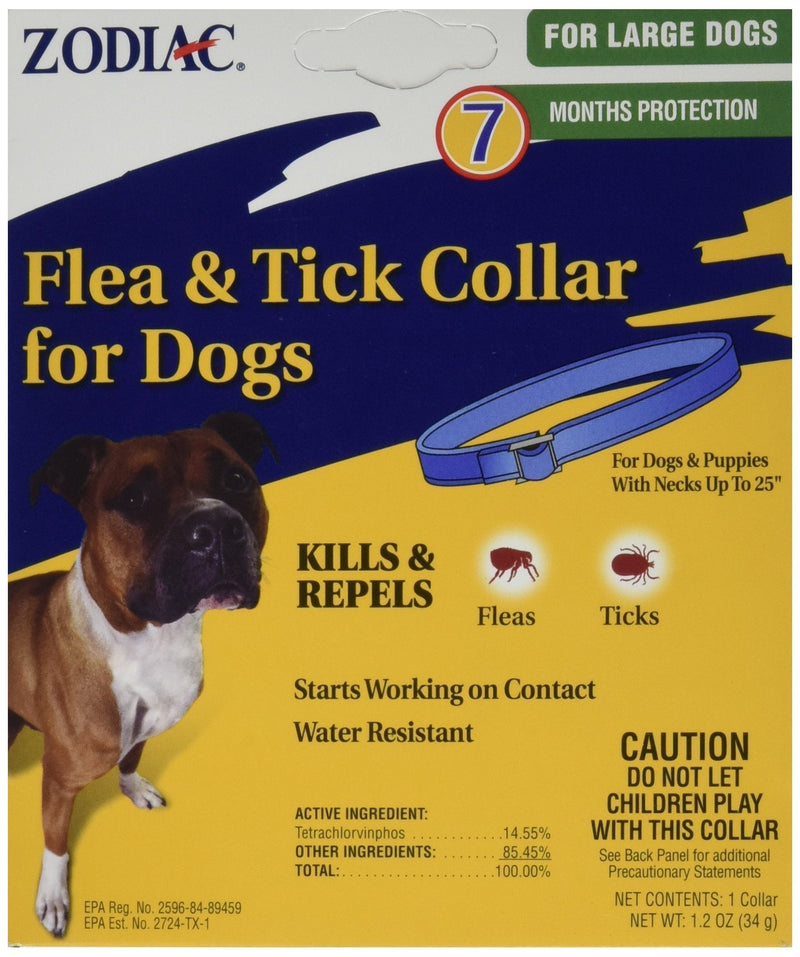 Zodiac Flea and Tick Collar for Large Dogs - PawsPlanet Australia