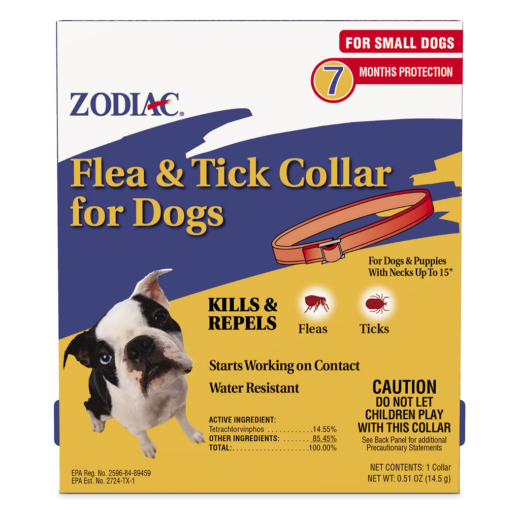 Zodiac Flea and Tick Collar for Small Dogs, 15" - PawsPlanet Australia