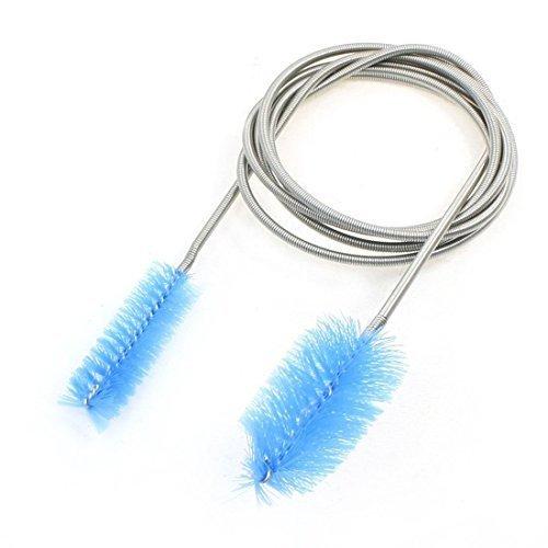 [Australia] - yueton Aquarium Water Filter Pipe Air Tube Hose Stainless Steel Cleaning Brush Flexible Double Ended Hose Brush(61inch) 