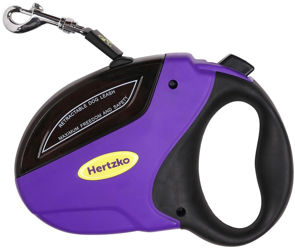 [Australia] - Hertzko Heavy Duty Retractable Dog Leash Great for Small, Medium & Large Dogs up to 110lbs - Strong Nylon Ribbon Extends 16ft 