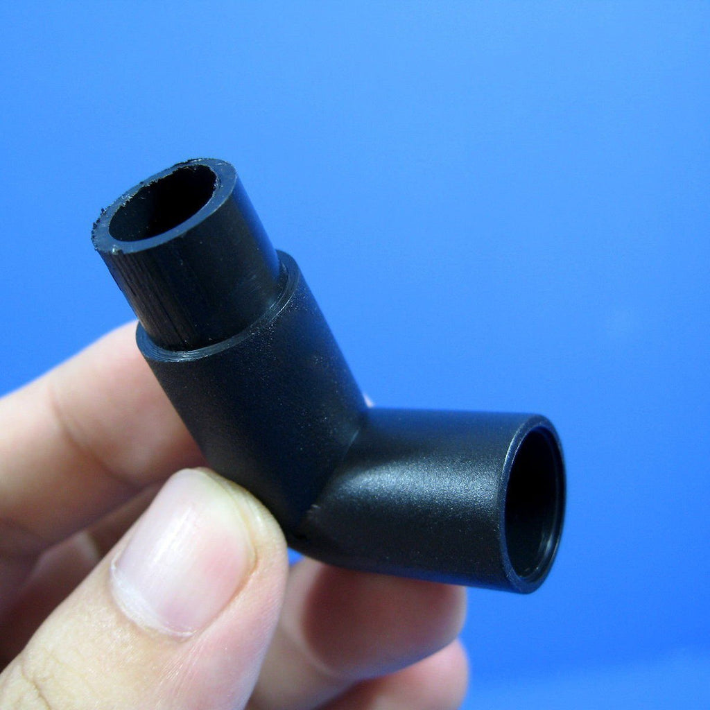 [Australia] - 5 Black 90 degree elbow 12/16mm bore PVC-U pipe L-Joint Plastic hose tube 