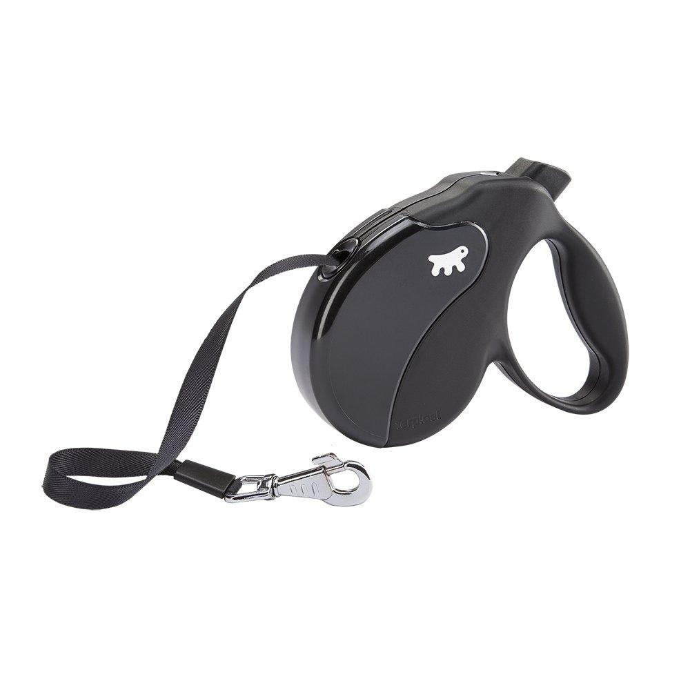 [Australia] - Ferplast Mini Tape Retractable Dog Lead 55.12 lb Black 