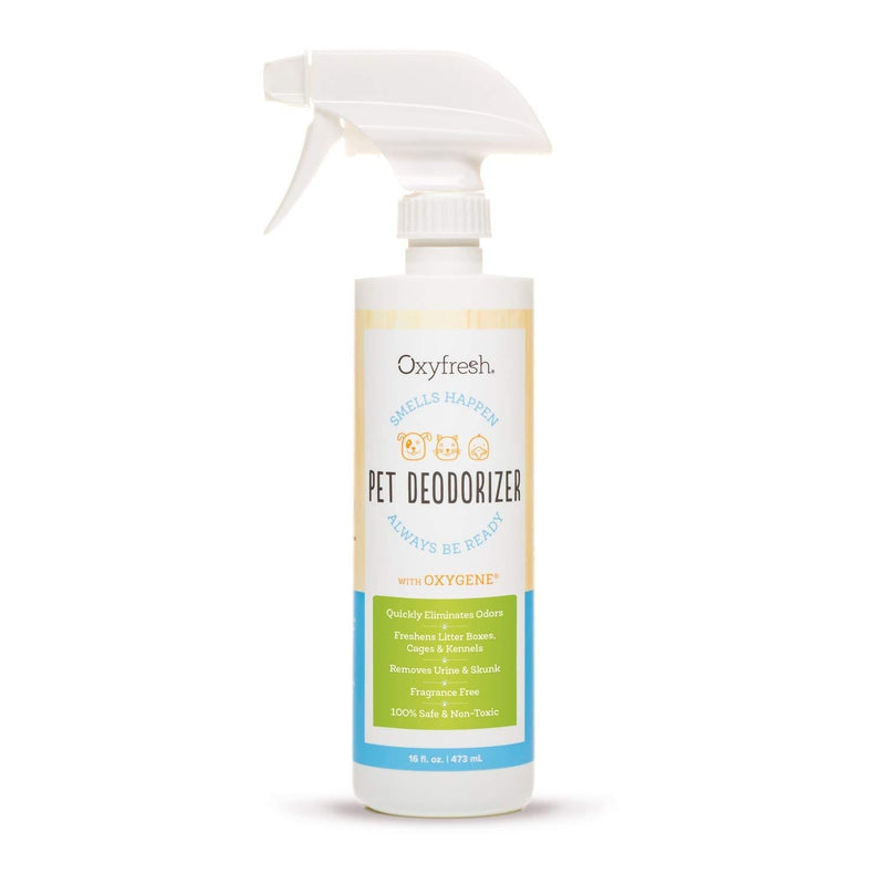 [Australia] - Oxyfresh All Purpose Pet Deodorizer for Dogs and Cats – Non Toxic Pet Deodorizer Spray. Perfect for Every Kind of Pet Odor: Kennel Odors, Kitten Litter Boxes, Urine, Skunk. 16 oz. 