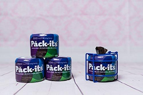 [Australia] - Packits Portable Disposable Diaper and Pet Waste Bags--200 Count 