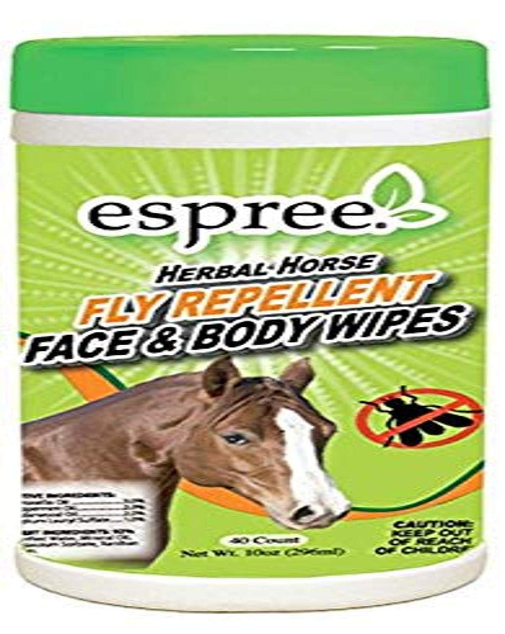 Espree Aloe Herbal Horse Face & Body Wipes, 40 Count - PawsPlanet Australia