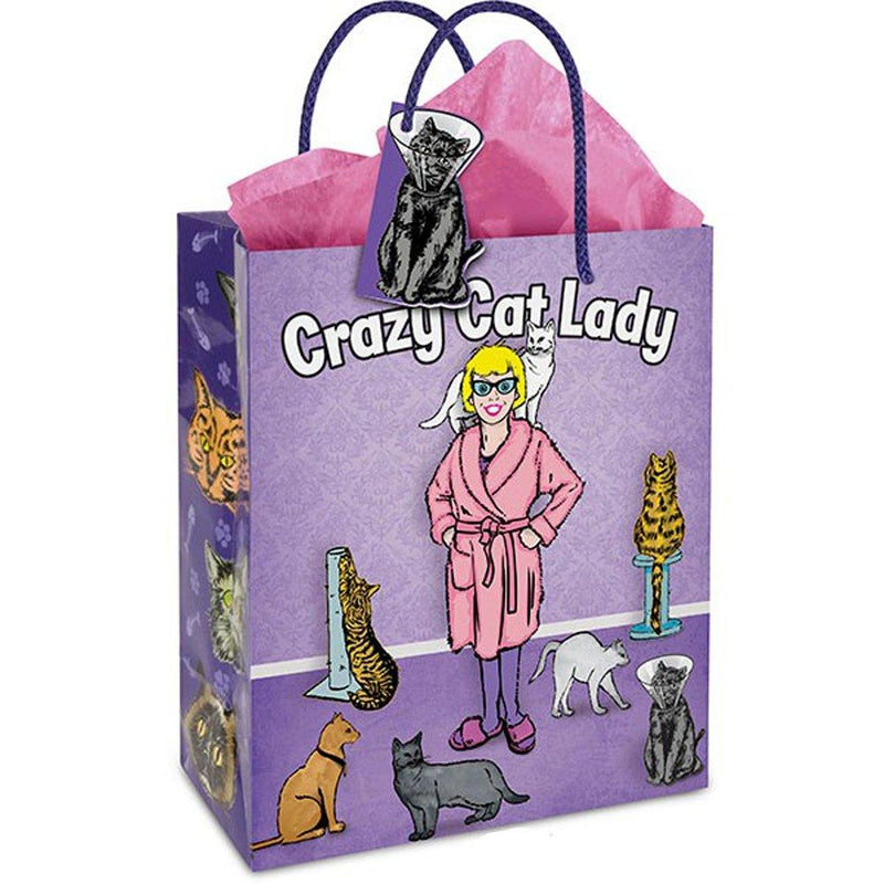 [Australia] - Archie McPhee Crazy Cat Lady Gift Bag 