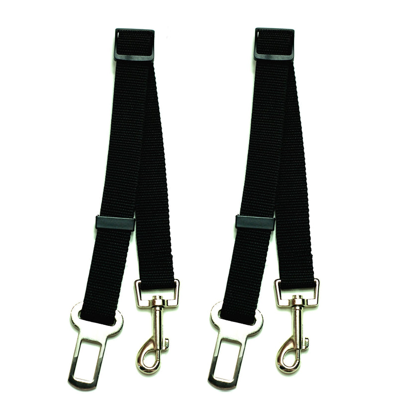 [Australia] - NAC&ZAC 2 Pack Adjustable Pet Seat Belt, Car Safety Harness for Pets 