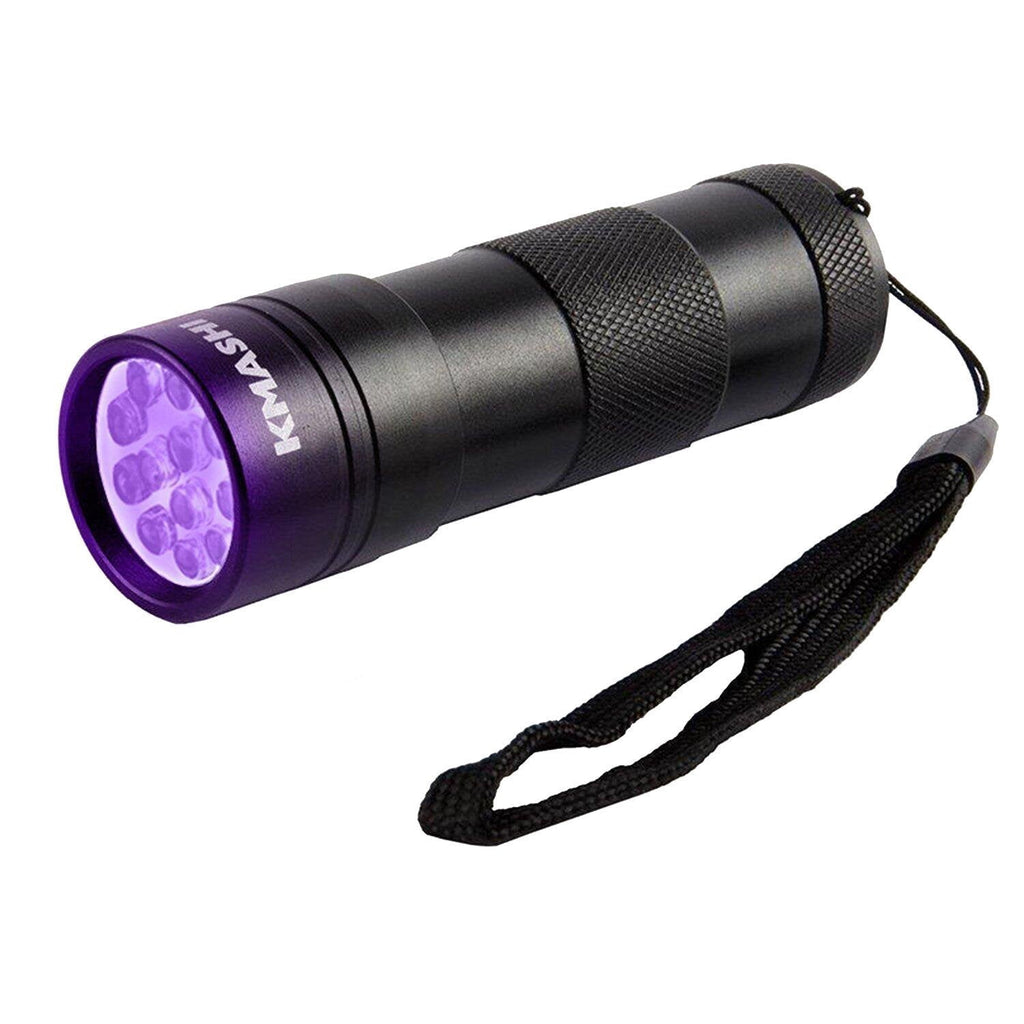 [Australia] - KMASHI 12 LED Pet UV Light Urine Stain Detector Blacklight Flashlight 