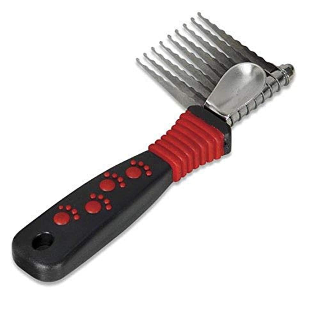 [Australia] - Paw Brothers Stainless Steel Blade Dematting Tool for Professional Groomers 9 Blade 