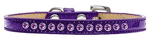 [Australia] - Mirage Pet Products Purple Crystal Purple Puppy Dog Ice Cream Collar Size 16 