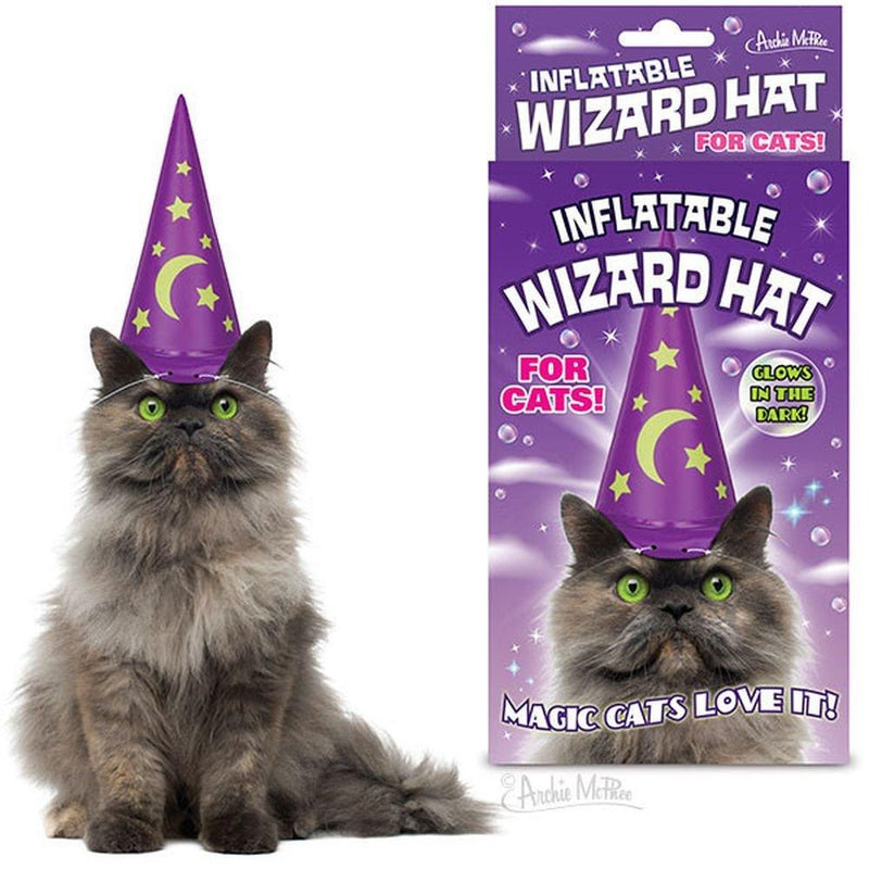 [Australia] - INFLATABLE WIZARD HAT FOR CATS by Accoutrements 