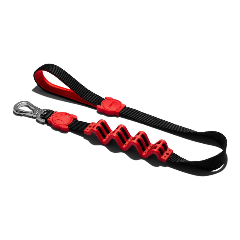 [Australia] - ZEE.DOG | Ruff Leash | Shock Absorbent Dog Leash | Soft Leash with Hook That Locks for Extra Safety Fatboy Small 