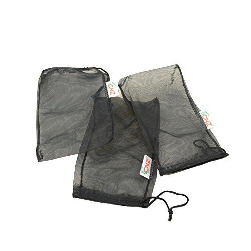 [Australia] - CNZ Universal Media Filter Bag for Ammonia Remover, Bio-Ball, Ceramic Ring, Pellet Carbon Ultra Fine 8" x 5.5" 3-pack 