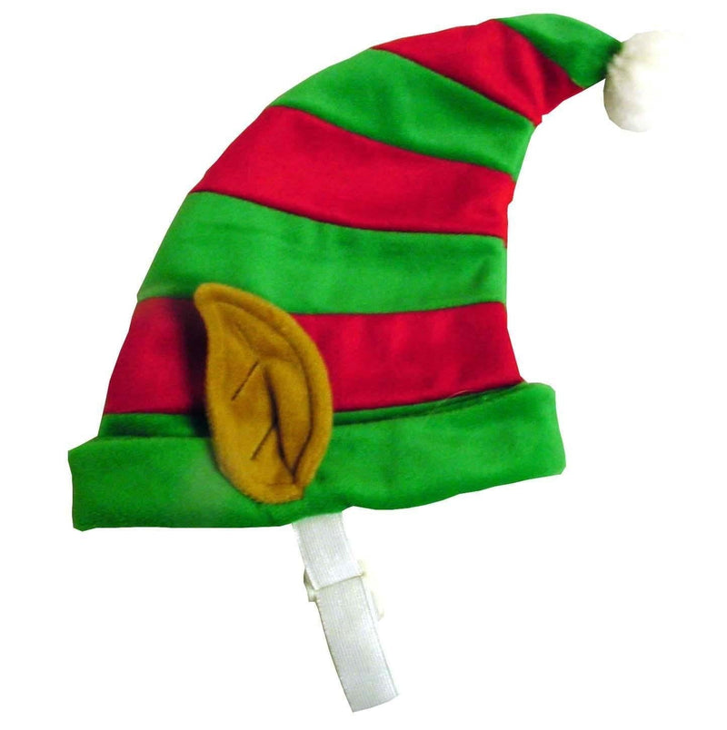 Outward Hound Dog Elf Hat Holiday and Christmas Pet Accessory, Red and Green Medium - PawsPlanet Australia