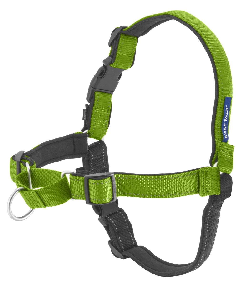 PetSafe Easy Walk Deluxe Dog Harness, No Pull Dog Harness – Perfect for Leash & Harness Training – Stops Pets from Pulling and Choking on Walks – Works with Small, Medium and Large Dogs Apple - PawsPlanet Australia