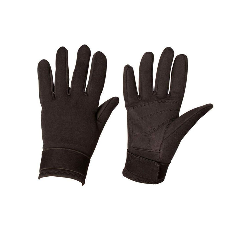 Weatherbeeta, Dublin, Everyday Neoprene Water Resistant Riding Gloves, Black, Extra Large - PawsPlanet Australia