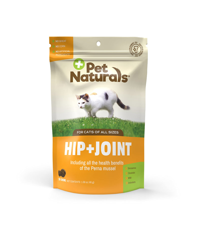 Pet Naturals - Hip + Joint PRO - Joint Supplement for Dogs with Glucosamine and Green Lipped Mussel- No Artificial Ingredients 30 count - PawsPlanet Australia
