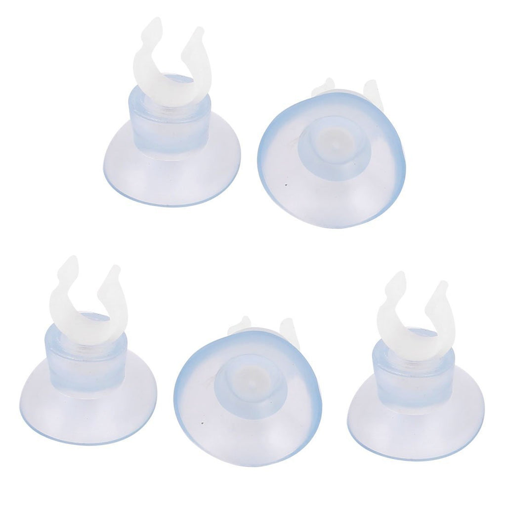 [Australia] - uxcell 5 Pcs Fitting Suction Cup Clip Clamp 10mm Airline Tube Clear for Fish Tank 