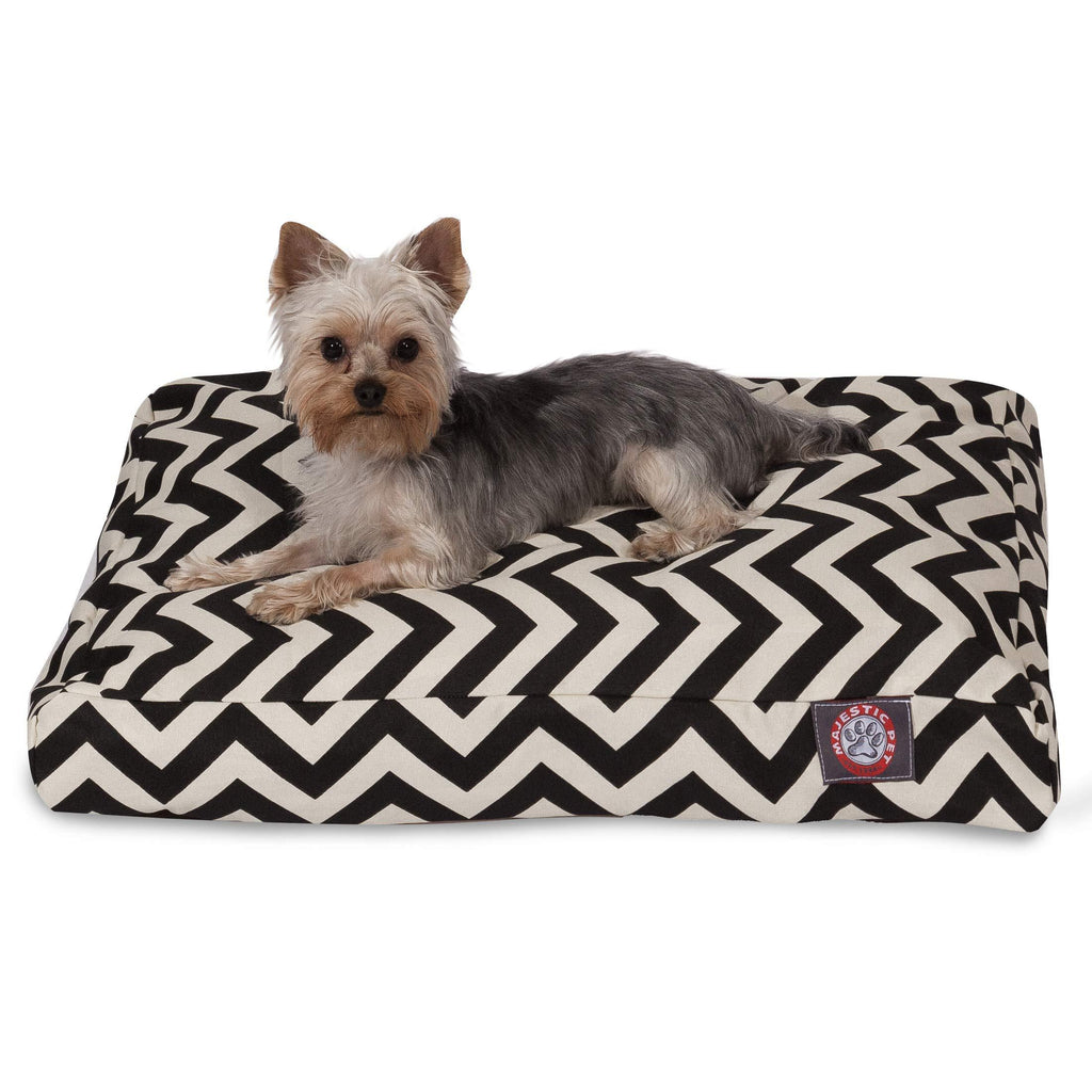 Majestic Pet Indoor Outdoor Pet Dog Bed with Removable Washable Cover Products Small Black - PawsPlanet Australia