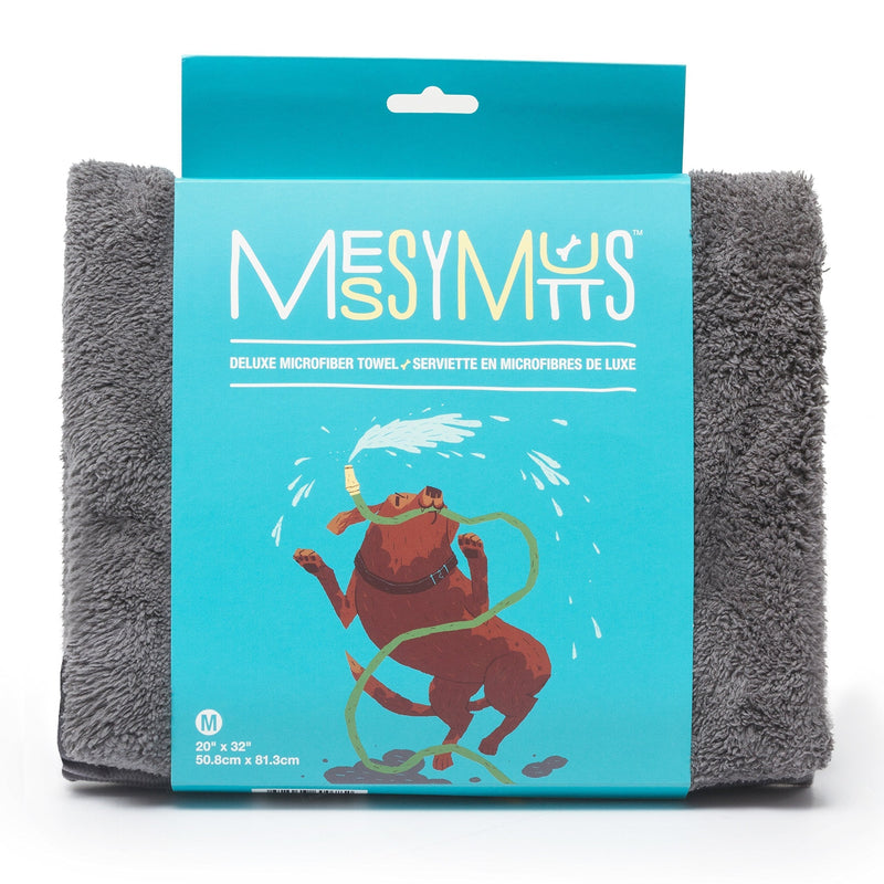 [Australia] - Messy Mutts Ultra Soft Microfiber Towel Medium, 20" x 32" 