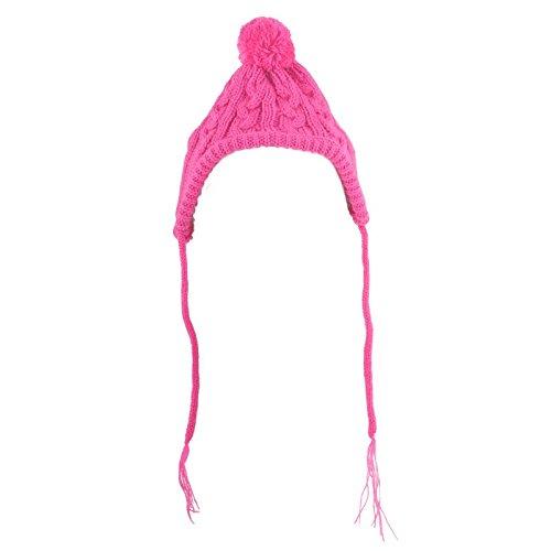 [Australia] - The Worthy Dog Toboggan Style Beanie Hat Comfortable, Warm, Acrylic Hat Cute Accessories for Pet Cat and Dog Fits Small, Medium and Large Dogs-Pink XS 