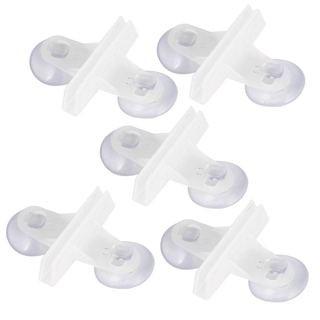 [Australia] - uxcell Plastic Fish Tank Glass Suction Cup Divider Sheet Holder 5Pcs White 