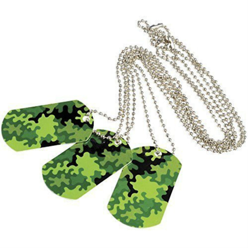 [Australia] - Camouflage Camo Metal Dog Tags (Lot Of 12) 
