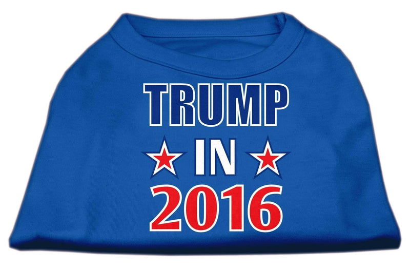 [Australia] - Mirage Pet Products Trump in 2016 Election Screen Print Shirts Blue X-Large 