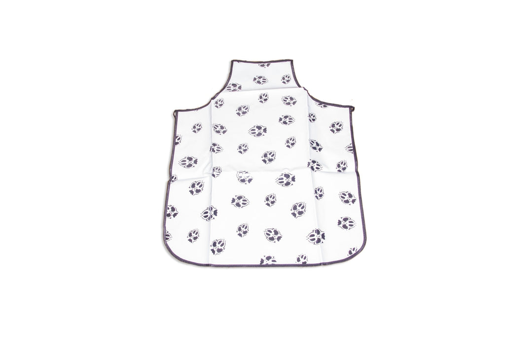 [Australia] - Enrych Groomer's Apron for Pets, White/Grey, 33" 