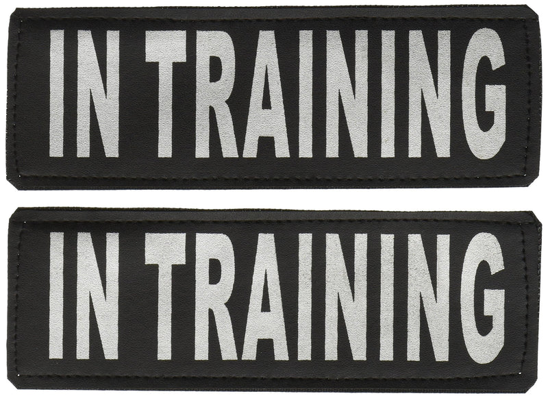 [Australia] - Dogline Removable Patches "In Training" Tags Large/Extra Large (2" x 6") 