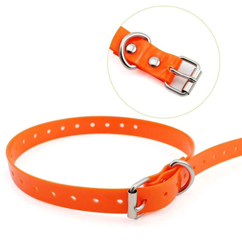 [Australia] - Petrainer TPUO-DB Orange TPU Dog Collar Replacement Dog Collar for PET998DB/PET998DBB/PET916/PET998N/PET916N 