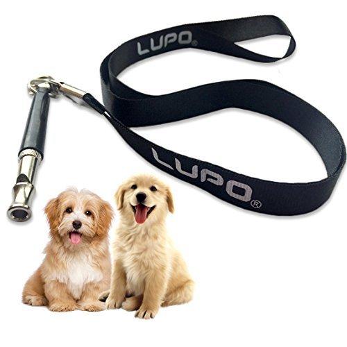 LUPO Dog Training Whistle for Recall. Anti Bark Dog Whistle, Lanyard & FREE Training Ebook. Adjustable Silent Ultrasonic Frequencies - PawsPlanet Australia