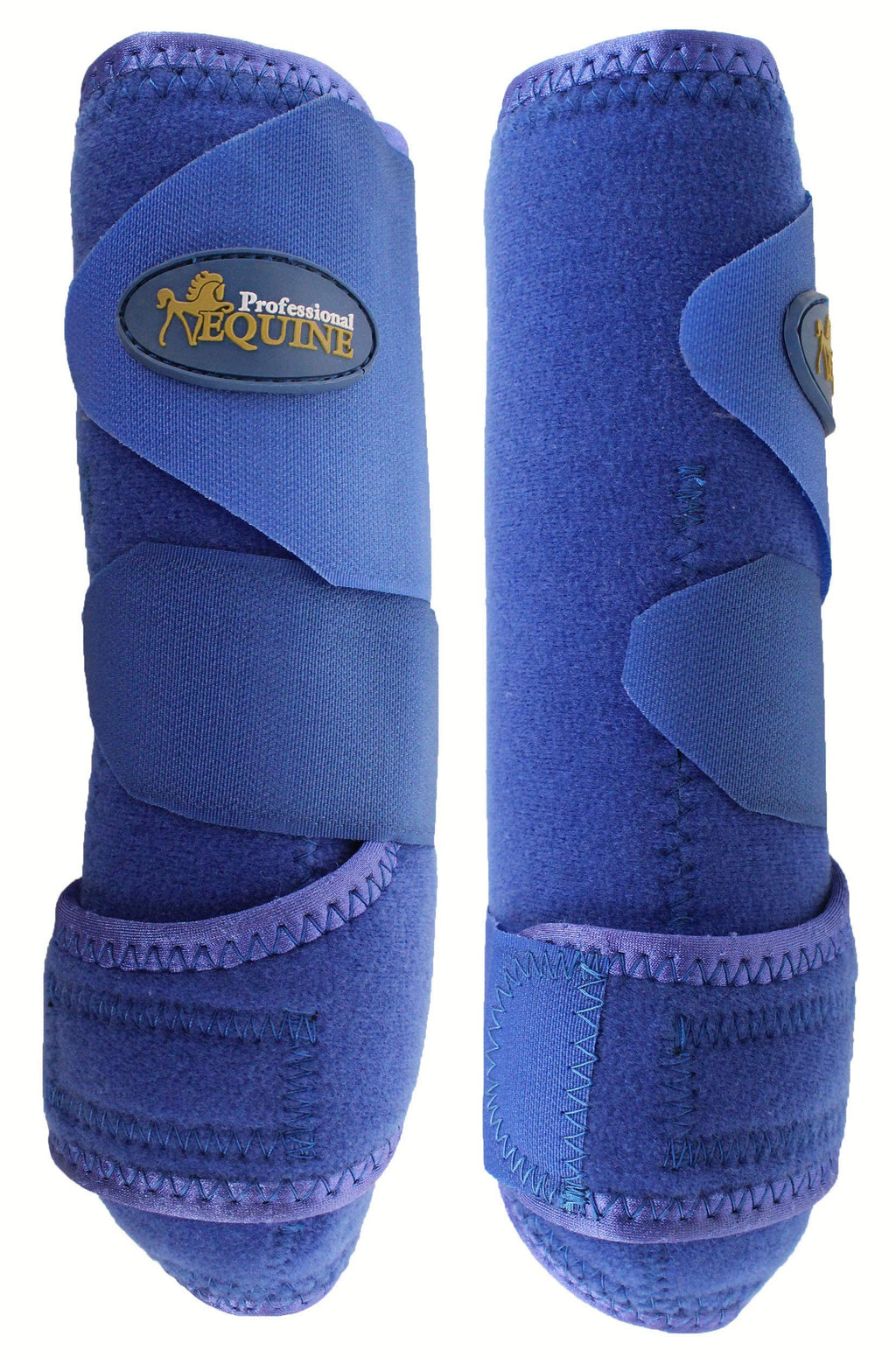 [Australia] - Professional Equine Medium Sports Medicine Front Splint Boots Blue 41BLA 