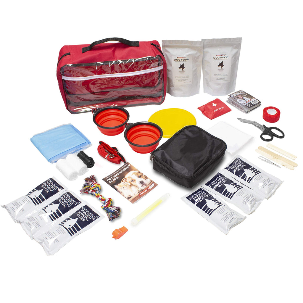 [Australia] - Emergency Zone Dog Survival Kit: Bug Out, Emergency, Travel Kits, First Aid. Prepare Your Dog for Vacations, Trips, Hurricanes, Earthquakes, Wildfires and Much More Emergency Kit 