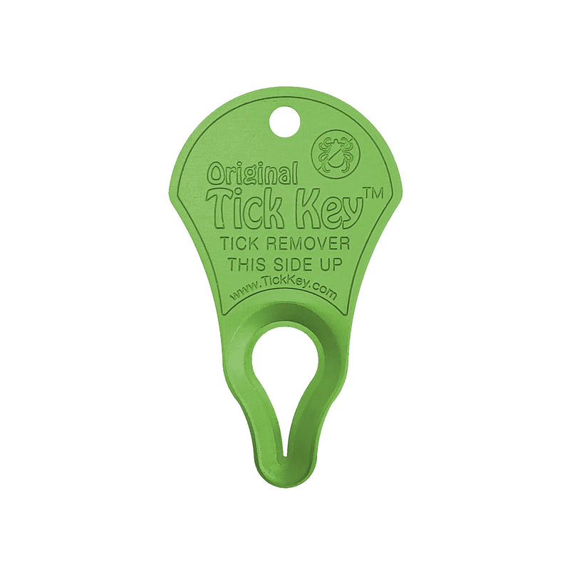The Original Tick Key -Tick Detaching Device - Portable, Safe and Highly Effective High Visibility Tick Detaching Tool (Light Green) - PawsPlanet Australia